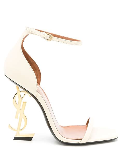 white ysl heel|yves saint laurent heels price.